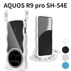 AQUOS R9 pro SH-54E P[X NA V_[ Xgbvt Jo[  TPU ^ y 񂩂 | Sʕی CX[dΉ lC zCg