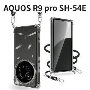 AQUOS R9 pro SH-54E �P�[�X �N���A TPU ���^ �y�� ���|�� �X�g���b�v�t�� �ϏՌ� �΂ߊ|�� �R�t�� �X�}�z�J�o�[ �����h�~ �S�ʕی�y�����z