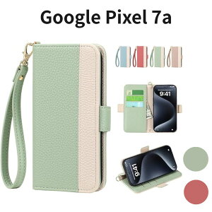 Google Pixel 7a �蒠�^ �P�[�X �X�g���b�v�t�� �o�C�J���[ ���z�^ �J�[�h���[ �}�O�l�b�g�� �X�^���h�@�\ �ϏՌ� 360�x�ی� ������� ���킢�� �O���[��