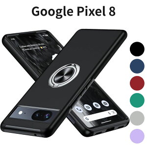 Google Pixel 8 �P�[�X �����O�t�� TPU �ϏՌ� �t���v���e�N�g�f�U�C�� ���^ �y�� �X�^���h�@�\ �S�ʕی� �C�菝�h�~ �����h�~ �ČRMIL�K�i �ԍڃz���_�[�Ή� ��