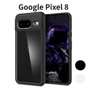 Google Pixel 8 �P�[�X �N���A TPU �o���p�[ 2�d�\�� �ČRMIL�K�i �ϏՌ� ���菝�h�~ ���΂ݖh�~ ���C�����X�[�d�Ή� �E���g���E�n�C�u���b�h �}�b�g�u���b�N