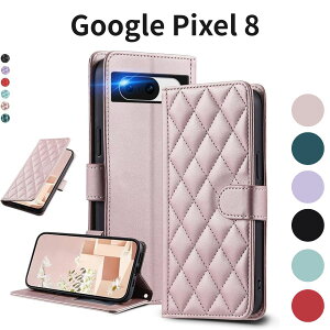 Google Pixel 8 �P�[�X �蒠�^ PU���U�[�� �L���e�B���O ���z�^ �}�O�l�b�g�J�� �J�[�h���[ �X�^���h�@�\ �t���ی� �����Y�ی� �X�g���b�v�t�� �S�[���h�s���N
