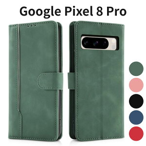Google Pixel 8 Pro �P�[�X �蒠�^ �ϏՌ� ���i��PU���U�[ CASAFUNY �r�W�l�X�� ������� �}�O�l�b�g�J�� �X�^���h�@�\ �J�[�h���[ �y�� Pixel8 Pro �X�}�z�P�[�X �O���[��