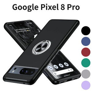 Google Pixel 8 Pro �P�[�X �����O�t�� �ϏՌ� TPU �t���v���e�N�g �y�� ���^ �X�^���h�@�\ �S�ʕی� �C�菝�h�~ �����h�~ �ČRMIL�K�i �ԍڃz���_�[�Ή� ������� �u���b�N DA08-21