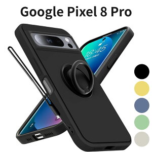Google Pixel 8 Pro �P�[�X �����O�t�� �X�g���b�v�z�[�� �\�t�g�V���R�� ������� �ϏՌ� �y�� ���^ �X�^���h�@�\ �ԍڃz���_�[�Ή� �u���b�N R-YTDS-GP8P-01
