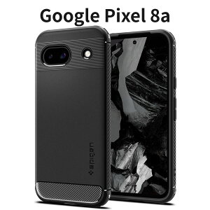 Google Pixel 8a �P�[�X Spigen �ϏՌ� ���C�����X�[�d �X�g���b�v�z�[�� �ČRMIL�K�i �Ռ��z�� ���h�~ �J�����ی� TPU �\�t�g�P�[�X ���M�b�h�E�A�[�}�[ �}�b�g�u���b�N ACS07259