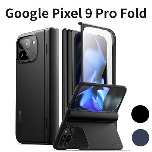 Google Pixel 9 Pro Fold �P�[�X SURITCH �L�b�N�X�^���h �q���W�ی� �X�N���[���v���e�N�^�[�t�� �ϏՌ� �X���� ��� �u���b�N