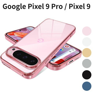 Google Pixel 9 Pro Fold �P�[�X Pixel 9 / 9 Pro �Ή� �N���A ���^ TPU �ϏՌ� �����h�~ ���� �X�}�z�P�[�X ���[�Y�S�[���h