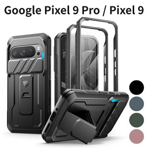 Google Pixel 9 Pro Fold �P�[�X Pixel 9 Pro �Ή� Dexnor �J�����J�o�[ �X�N���[���ی� �X�^���h�t�� �R�p���ϏՌ� �u���b�N