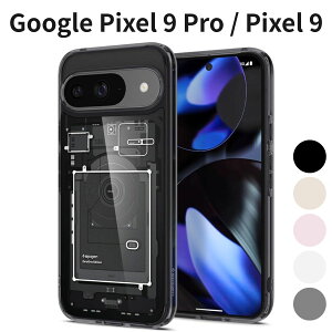 Google Pixel 9 Pro Fold �P�[�X Pixel 9 / 9 Pro �Ή� Spigen �E���g���n�C�u���b�h MIL�K�i �ϏՌ� ���΂ݖh�~ �[������