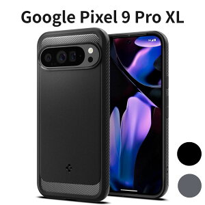 Google Pixel 9 Pro Fold �P�[�X Pixel 9 Pro XL �Ή� Spigen ���M�b�h�A�[�}�[ TPU �ϏՌ� MIL�K�i �X�g���b�v�z�[�� �u���b�N