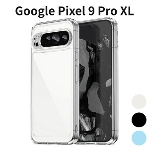 Google Pixel 9 Pro Fold �P�[�X Pixel 9 Pro XL �Ή� �N���A ���� TPU+PC �ϏՌ� MIL�K�i ���΂ݖh�~ �X�g���b�v�z�[���t��