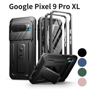 Google Pixel 9 Pro Fold �P�[�X Pixel 9 Pro XL �Ή� Dexnor �J�����J�o�[ �����K���X���� �X�^���h�t�� �R�p���ϏՌ� �u���b�N