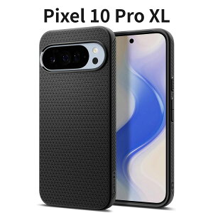 Pixel 10 Pro XL �P�[�X Spigen ���^ �y�� �}�b�g TPU �ϏՌ� �ČRMIL�K�i �X�g���b�v�z�[���t �u���b�N