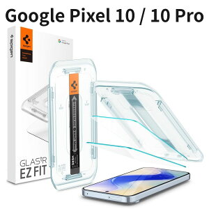 Google Pixel 10 / 10 Pro �K���X�t�B���� Spigen 9H�����K���X �w��F�ؑΉ� �\��t���L�b�g�t 2���Z�b�g