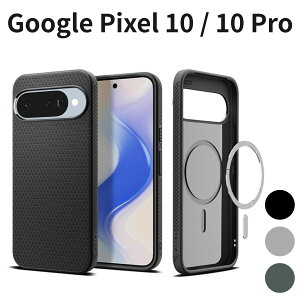 Google Pixel 10 / 10 Pro �P�[�X Spigen MagSafe�Ή� ���L�b�h�G�A ���^ �y�� �ϏՌ� �ČRMIL�K�i �}�b�g�u���b�N
