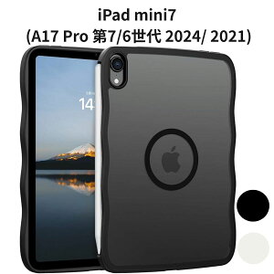 iPad mini7 (A17 Pro ��7/6���� 2024/ 2021) �Ή� �g��P�[�X MagSafe�Ή� ���̓}�O�l�b�g Pencil Pro/USB-C�Ή� ������ �ϏՌ� �ω��� �w��h�~ �}�b�g�d�グ 8.3�C���` �u���b�N