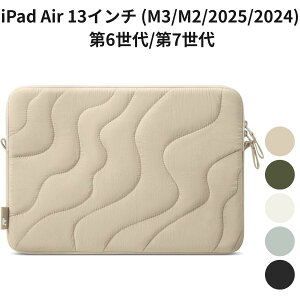iPad Air 13�C���` (M3/M2/2025/2024) ��6����/��7���� �Ή� PC�X���[�u�P�[�X 13�C���`�Ή� �N�b�V���� �y�� 360°�ی� ���킢�� �T���h�f���[��