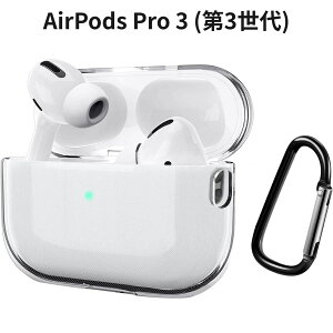 AirPods Pro 3 (��3����) �P�[�X AMAPC 2025������ TPU �N���A ���C�����X�[�d�Ή� �ϏՌ� �h�� �h�o �y�� �����h�~ �ی�J�o�[