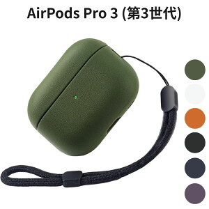 AirPods Pro 3 (��3����) �P�[�X Teyomi TPU+PC �ϏՌ� ���S�ی� ���C�����X�[�d�Ή� �n���h�X�g���b�v�t�� �y�� ���j�Z�b�N�X�i���C�g�O���[���j