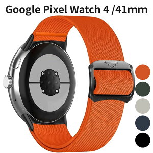 Google Pixel Watch 4 /41mm �i�C�����X�|�[�c�o���h �_�炩�� �L�k�� ���� �y�� �T�C�Y�����\ �����x���g �I�����W