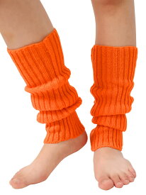 【即納】ダンス 衣装 カラーレッグウォーマー ダンス小物 カラフル ヒップホップ フィットネス ヨガ ピラティス HA41248 レディース/ジュニア/キッズ ストレッチ素材 イエロー/オレンジ/ピンク/レッド/グリーン/ブルー/ブラック/ホワイト フリー [M便 1/2]