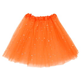 【即納】キッズ ダンス衣装 キラキラ チュールスカート チュチュ パニエスカート チュチュスカート 3枚重ねチュール ショート丈 コスプレ イベント ステージ衣装 ボリューム ふんわり 透ける バレエコア PE201K5 ウエストゴム 全11色 キッズフリー [M便 2/3]