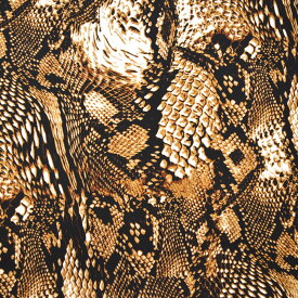 【即納】生地 W巾 パイソン柄生地(約152cm巾x2mカット済)布地 服地 へび柄 総柄 プリント生地 小物生地 衣装生地 コスチューム 柄生地 幅広 マルチカバー インテリア生地 ブラック ブラウン カーキ LF212H8 [M便 2/3] kn