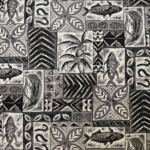 【即納】生地 ハワイ柄 ハワイアン柄生地(約113cm巾x2mカット済) 布 ハワイ柄生地 柄生地 ハワイアンプリント生地 アロハシャツ 服地 インテリア生地 フラダンス衣装の材料 クッションカバー