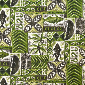 【即納】生地 ハワイ柄 ハワイアン柄生地(約113cm巾x1mカット済) 布 ハワイ柄生地 柄生地 ハワイアンプリント生地 アロハシャツ 服地 インテリア生地 フラダンス衣装の材料 クッションカバー