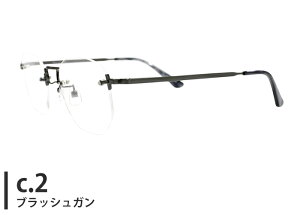 セレクタ Selecta 87-5040 50□21 スクエア チタン リムレス フチなし ツーポイント 伊達 度付き 日本製 メンズ レディース 老眼鏡 遠近両用 めがね メガネ 眼鏡 新品 送料無料