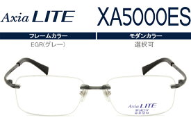 アクシアライト Axia LITE ツーポイント カスタマイズ HOYA1.60球面レンズ付 メガネ 眼鏡 新品 送料無料 EGR（グレー） XA5000ES ax005 SFLA