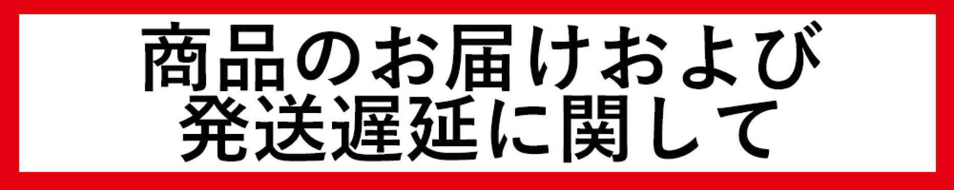 発送遅延について