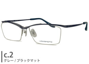 ハマモト HAMAMOTO HT-135 日本製 チタン スクエア ナイロール 軽量 伊達 度付き 老眼鏡 遠近両用 メガネ めがね 眼鏡 新品 送料無料 57□17 ht3