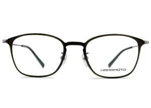 ハマモト HAMAMOTO ht-147 c.3 カーキ / グレーシャーリング 日本製 伊達 度付き 老眼鏡 遠近両用 コンビネーション 軽量 柔軟 弾性 メガネ めがね 眼鏡 メンズ レディース 新品 送料無料 50□20 ht4
