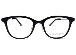 ハマモト HAMAMOTO ht-564 c.1 ht9 ブラックブラウンハーフ×グレー/ゴールド 伊達 メガネ めがね 眼鏡 度付き メンズ レディース 新品 送料無料