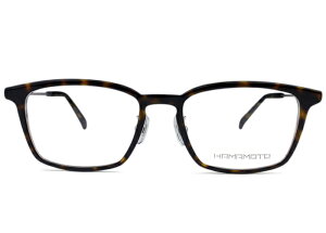ハマモト HAMAMOTO ht-565 c.2 ht9 デミ×クリア/ゴールド 伊達 メガネ めがね 眼鏡 度付き メンズ レディース 新品 送料無料