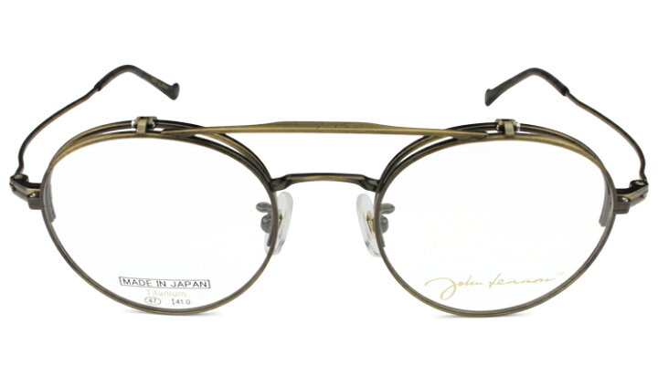楽天市場 ジョンレノン John Lennon Jl 1077 C 3 アンティークゴールド 跳ね上げ 単式跳ね上げ ボストン メガネ 眼鏡 めがね 新品 送料無料 アイカフェ
