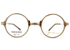 ジョンレノン John Lennon jl-6018 c.3 クリアブラウン MADE IN JAPAN 伊達 度付き 一山 メガネ 眼鏡 新品 送料無料 44□24