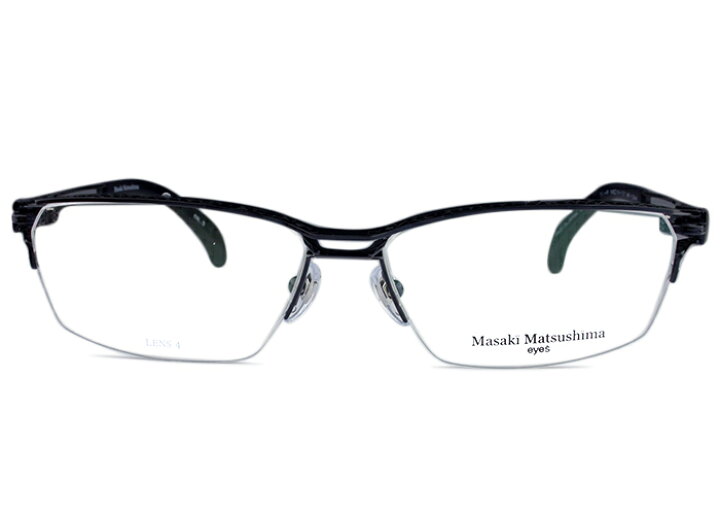 楽天市場 マサキマツシマ Masaki Matsushima Mf 1244 C 3 Mf3 ヘアラインネイビー 伊達 メガネ めがね 眼鏡 度付き メンズ レディース 新品 送料無料 アイカフェ