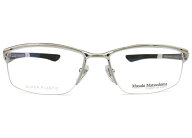 マサキマツシマ MASAKI MATSUSHIMA mfs-128 c.1 ヘアラインシルバー/シルバーパール 伊達 メガネ めがね …