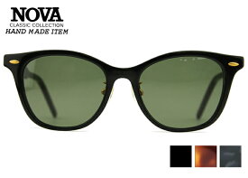 ノヴァ NOVA H-4018 S 日本製 サングラス 3color メンズ レディース キャットアイ UVカット 紫外線カット 新品 送料無料 49□18