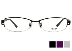 ポリス POLICE vpl420j 3color 伊達 度付き メンズ 紳士 ナイロール チタン 老眼鏡 遠近両用 めがね メガネ 眼鏡 新品 送料無料 po5