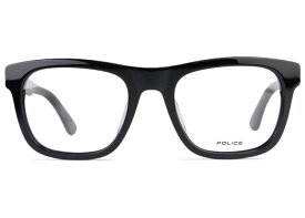 ポリス POLICE vple37l c.0700 ブラック 伊達 度付き メンズ レディース 黒縁 セルメガネ ウェリントン 老眼鏡 遠近両用 めがね メガネ 眼鏡 新品 送料無料