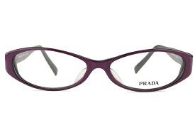 プラダ PRADA VPR20M 7WO1O1 メタリックパープル 日本製 レディース 伊達 度付き 老眼鏡 メガネ めがね 眼鏡 新品 送料無料 53□15