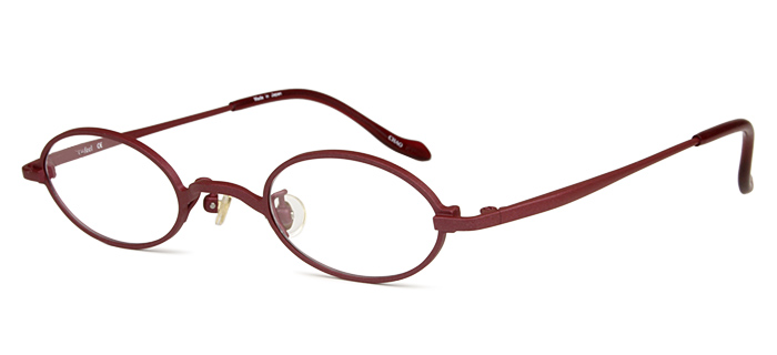 ティフィール Ti-feel レッドマット 4123-140度無し 度付きメガネ眼鏡日本製送料無料 CHAO c13 tife002