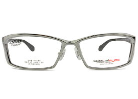 スペシャライズ specialeyes spe8385 c.8 spe1 IPシルバー メガネ めがね 眼鏡 伊達 度付き 新品 送料無料