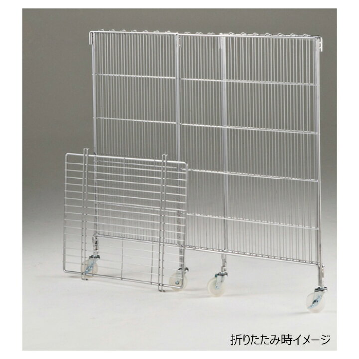 楽天市場】ワゴン スチール製 ワイヤータイプ クローム 幅90cm 奥行 
