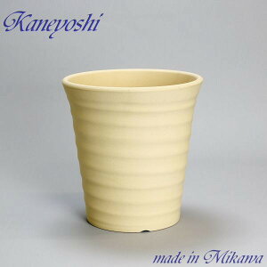 【訳あり特価】 フラワーロード 白素焼 8号 日本製 三河焼 植木鉢 陶器 おしゃれ 生成り ベージュ テラコッタ サイズ 25cm 安くて丈夫 父 母 家庭菜園 ガーデニング 高級感 おしゃれ ナチュラ