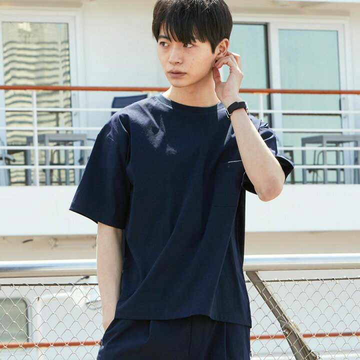 楽天市場 シャツ メンズ セットアップ対応 いつも半袖プルオーバーシャツ Tシャツ ストレッチ ルームウェア トップス イージーケア シンプル リラックス 自宅で洗える 無地 夏服 Tt1680 4カラーxs Xxl Dcollection